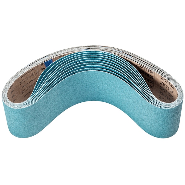 Pferd Coated Belt, Zirc, 4"x36", 60 Grit, 4" W, 36" L, Coated, Zirconia Alumina, 60 Grit 49882 - main